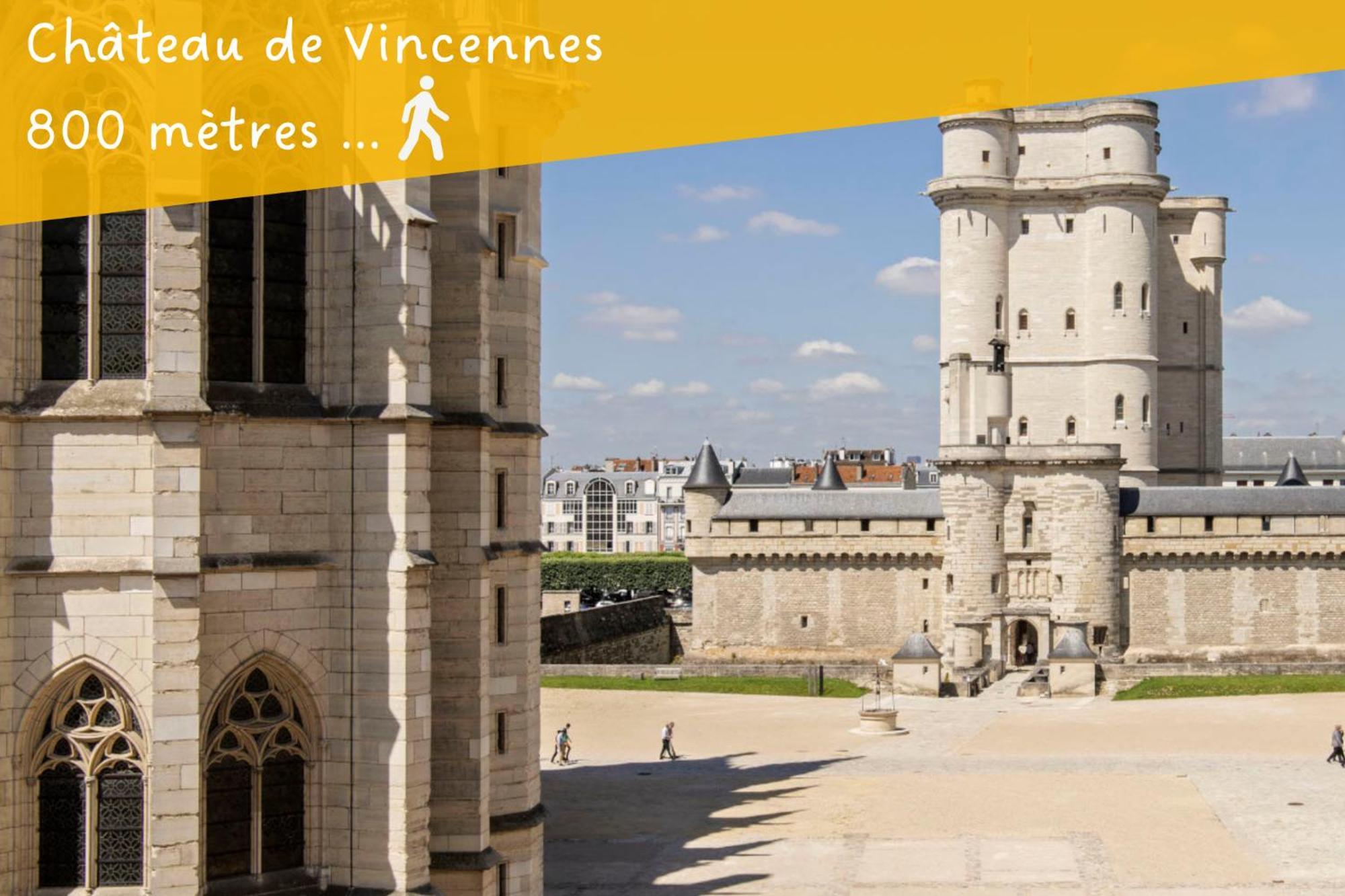 Appartement Entier Calme - Parking Free - Proche Paris Et Chateau - Wifi Hd Vincennes Zewnętrze zdjęcie
